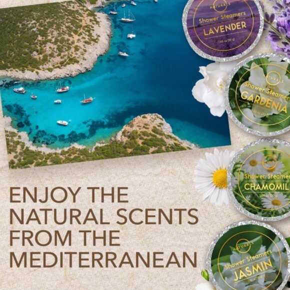 Lavender Shower Steamers (8 Count), Aromatherapy Spa Gifts for Him & Her. - Picture 7 of 8